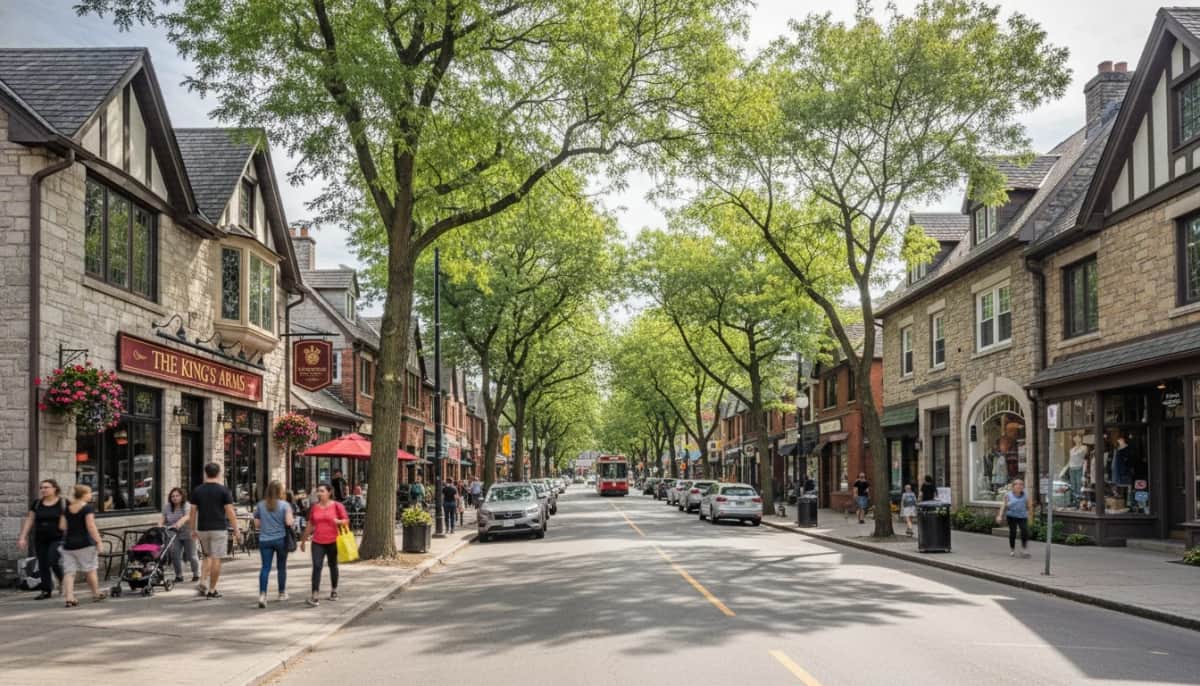 The Kingsway neighbourhood in Toronto